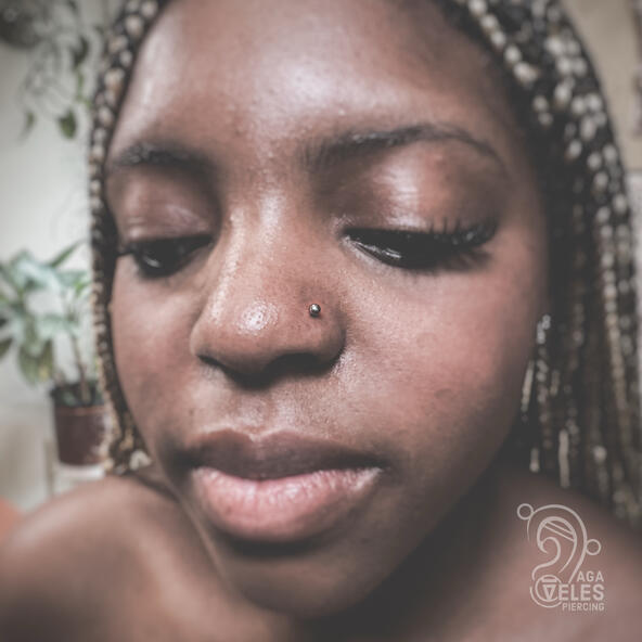 nostril piercing